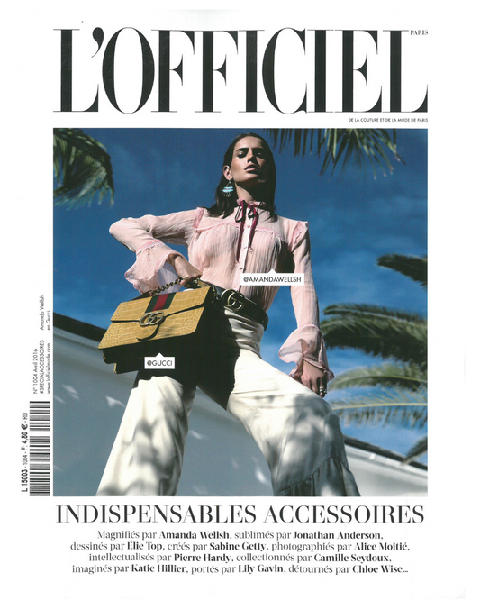 « Brouillon de Culture avec Elie Top »  L’Officiel Paris 2016