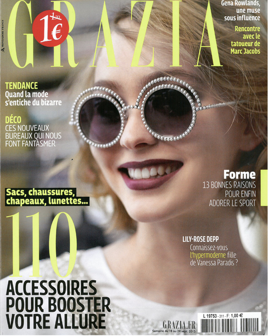 Grazia France,  Septembre 2015