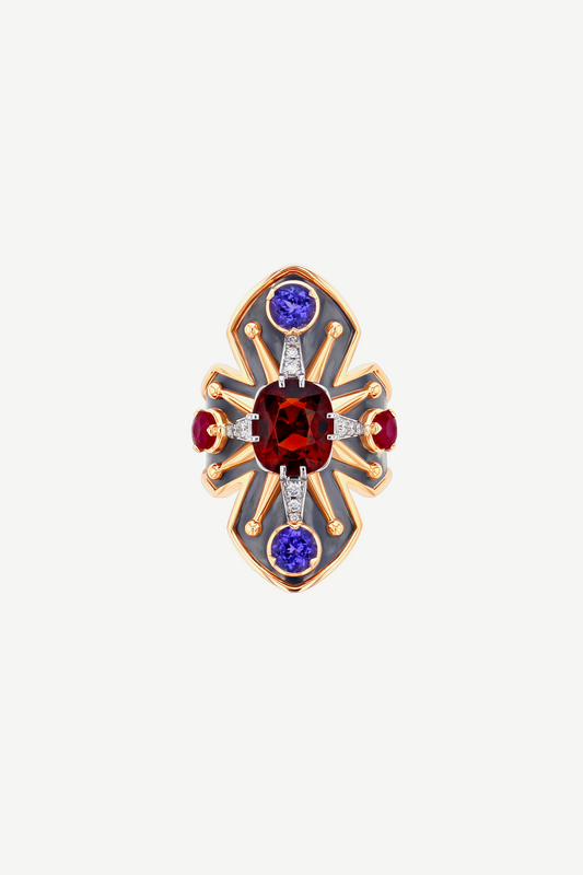 Garnet Avalon Ring