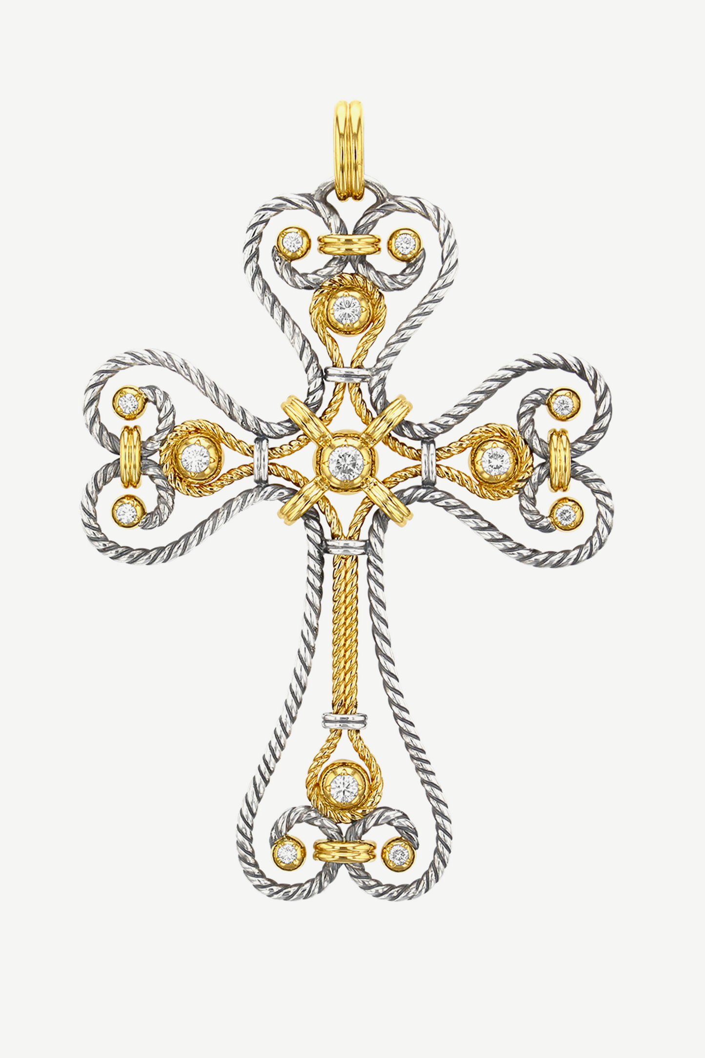 Pendentif Twist Croix