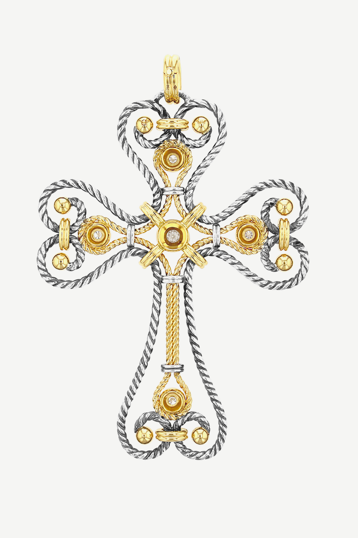 Pendentif Twist Croix